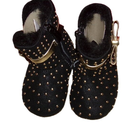 NEW MICHAEL MICHAEL KORS BABY GRACE TIFF BOOTS SZ 2 - Picture 6 of 8